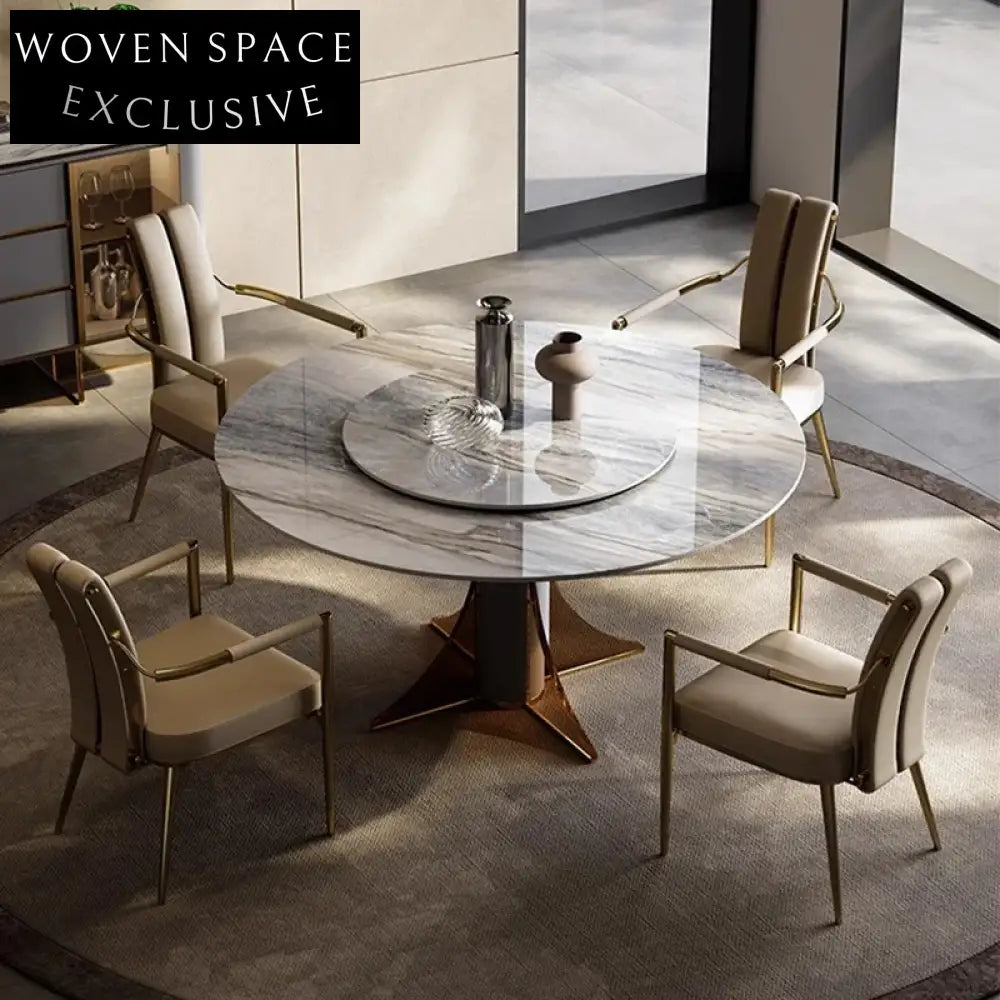 Luxurious Modern Genuine Leather Arm Dining Chair for Upscale Settings