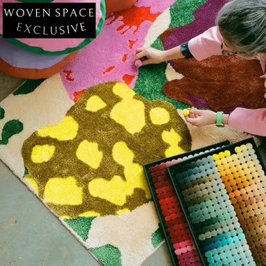 Luxurious Modern Geometric Area Rug, Durable Polyester Fiber, Living Room Carpet