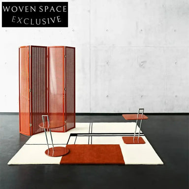 Luxurious Modern Geometric Pattern Area Rug for Chic Home Interiors