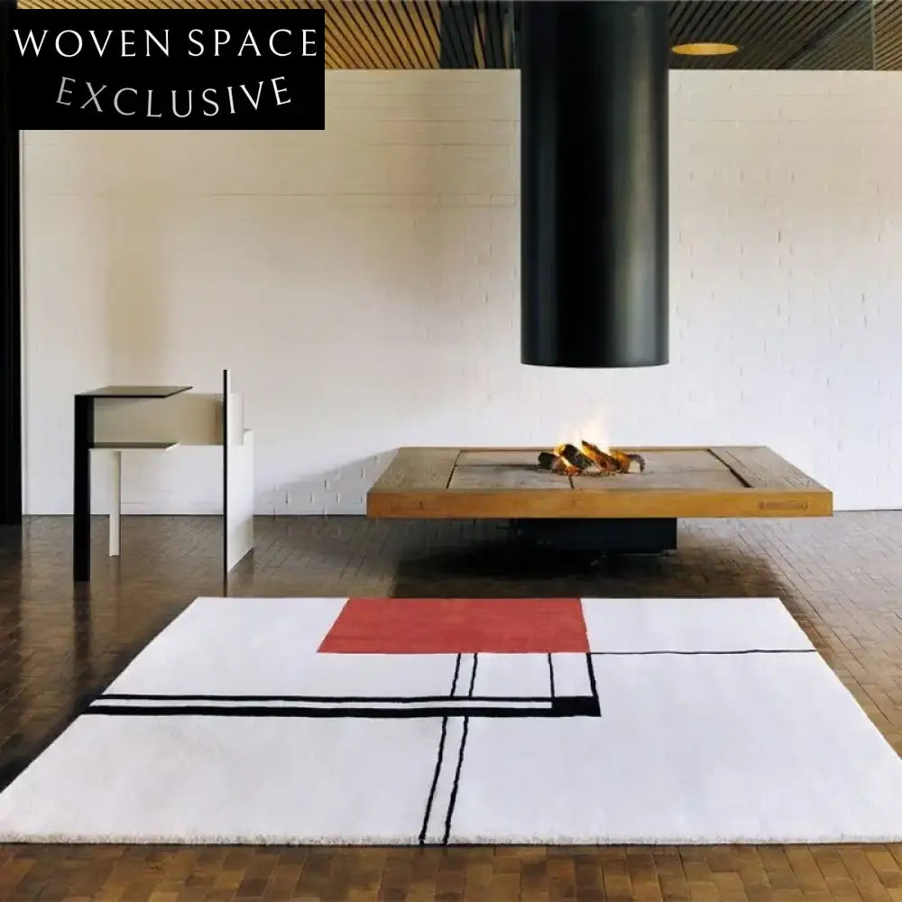 Luxurious Modern Geometric Pattern Area Rug for Chic Home Interiors