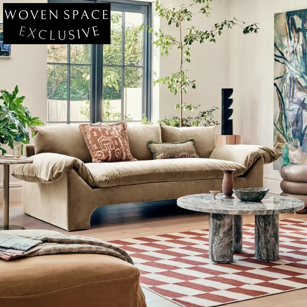 Luxurious Modern Green Velvet Sofa Couch for Living Room Home Decor