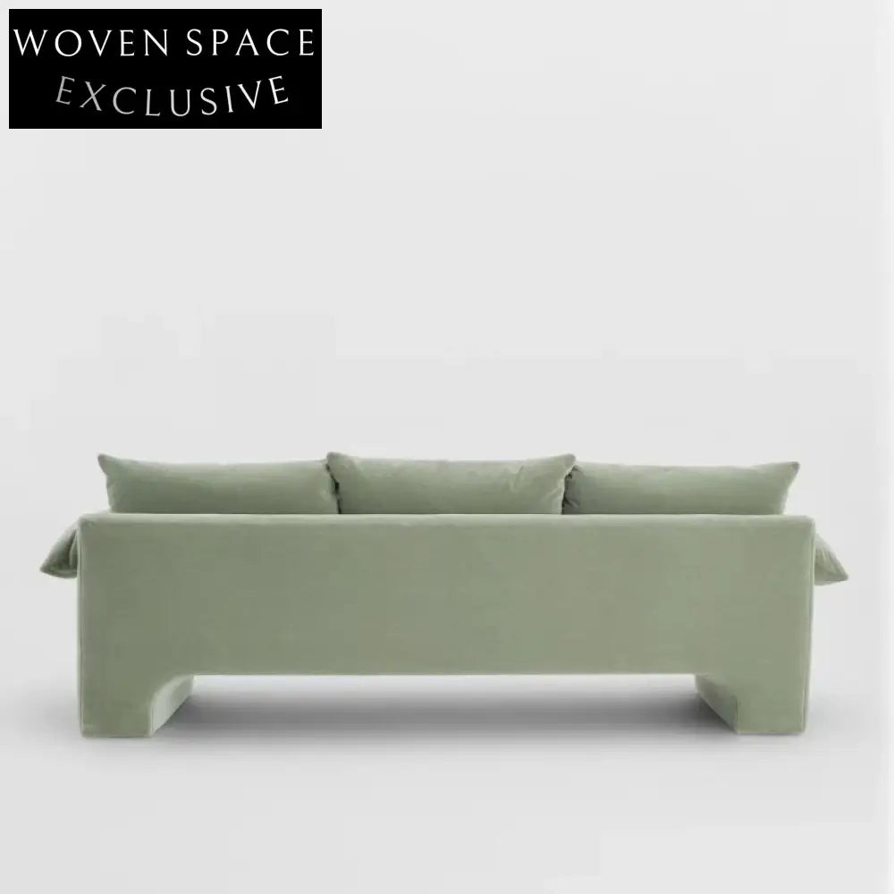 Luxurious Modern Green Velvet Sofa Couch for Living Room Home Decor