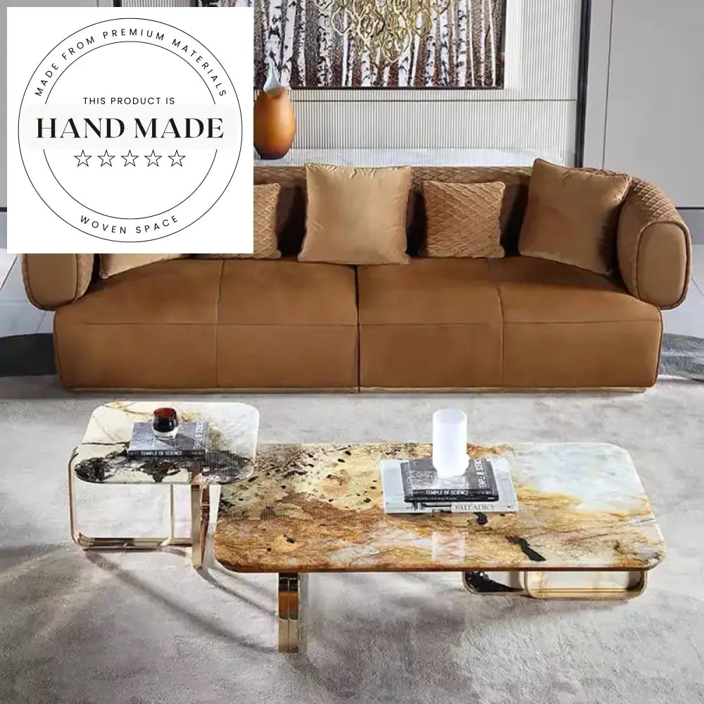 Luxurious Modern Italian Design Convertible Fabric Sectional Lounge Sofa