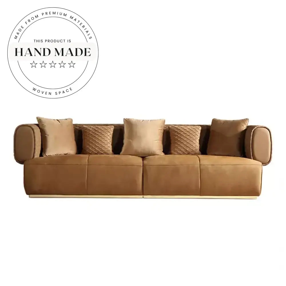 Luxurious Modern Italian Design Convertible Fabric Sectional Lounge Sofa