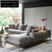 Luxurious Modern Italian L-Shape Fabric Sofa for Versatile Living Spaces
