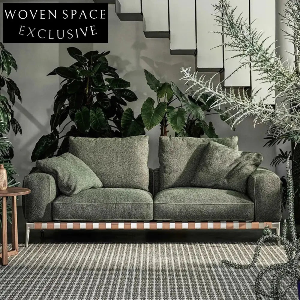 Luxurious Modern Italian L-Shape Fabric Sofa for Versatile Living Spaces