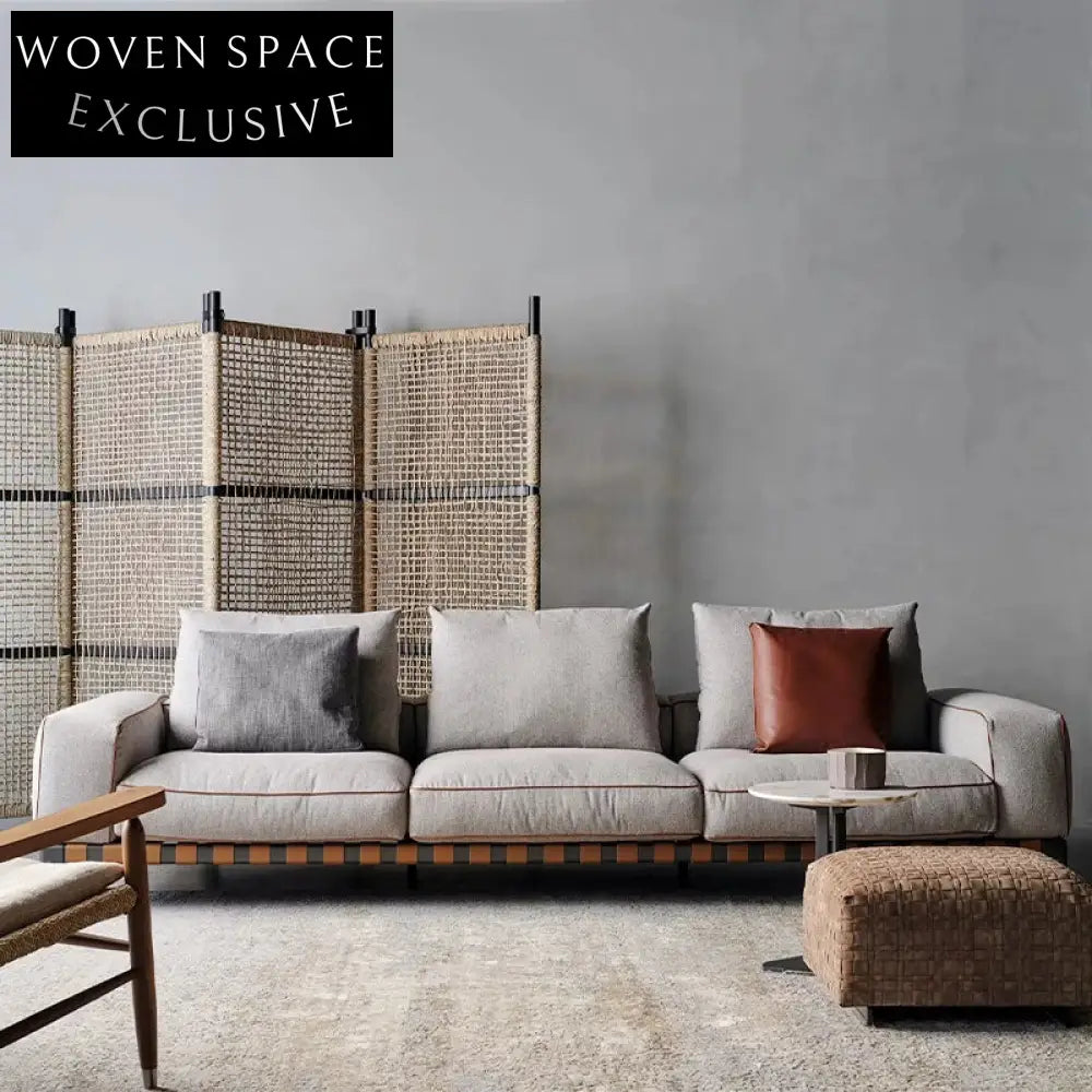 Luxurious Modern Italian L-Shape Fabric Sofa for Versatile Living Spaces