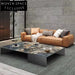Luxurious Modern Italian Marble Top Living Room Coffee Table