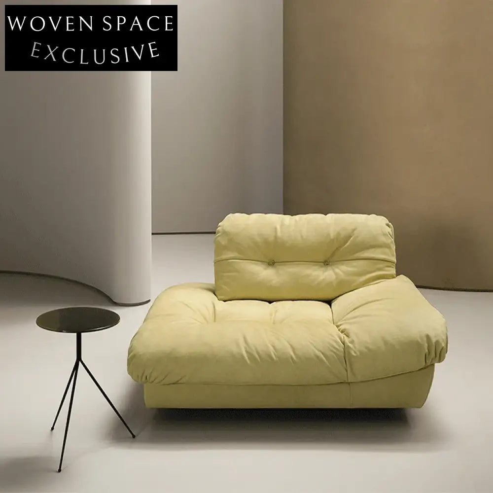 Luxurious Modern Italian Minimalist Velvet Sectional Sofa for Living Room