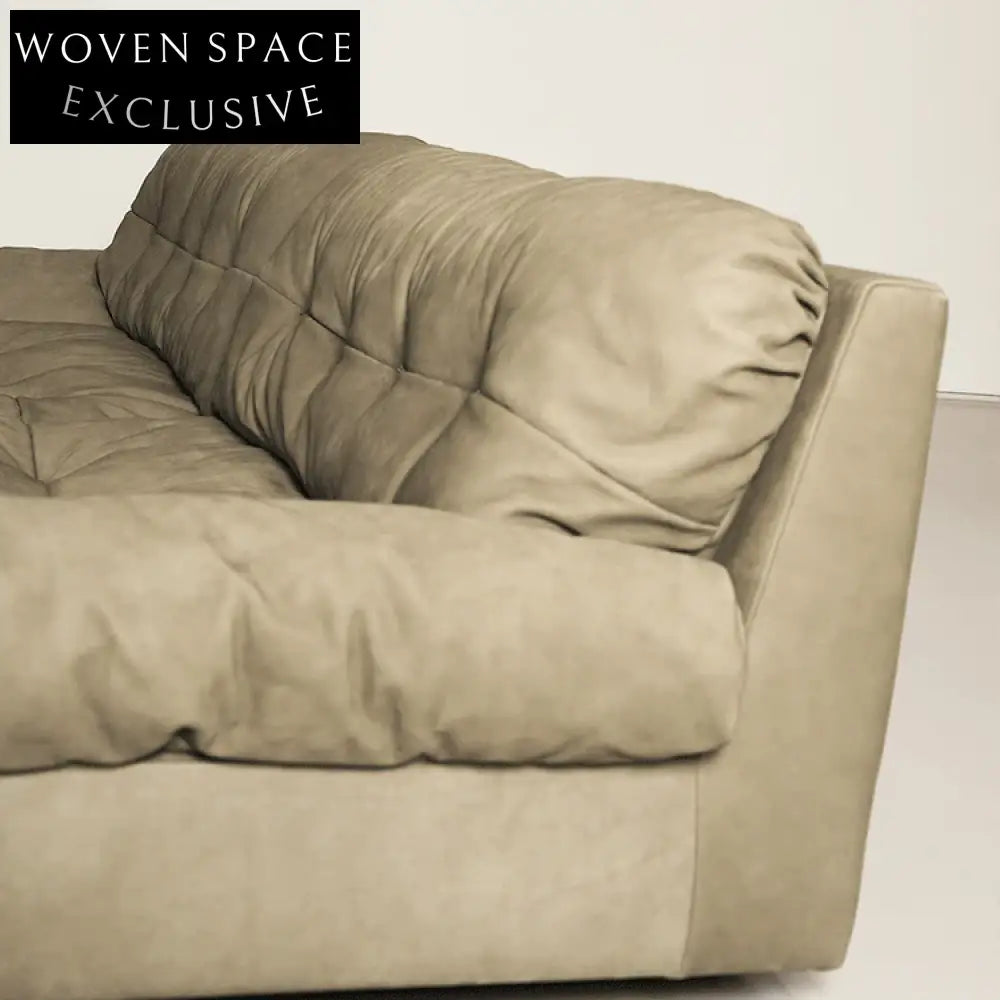 Luxurious Modern Italian Minimalist Velvet Sectional Sofa for Living Room