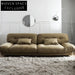 Luxurious Modern Italian Minimalist Velvet Sectional Sofa for Living Room