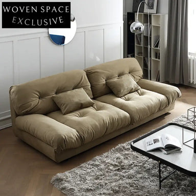 Luxurious Modern Italian Minimalist Velvet Sectional Sofa for Living Room