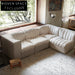 Luxurious Modern Lamb Wool Chesterfield Sectional Sofa for Living Room Furniture