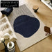 Luxurious Modern Polyester Area Rug for Living Room, Bedroom, Bedside Comfort