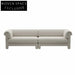 Luxurious Modern Solid Wood Upholstered Modular Living Room Sofa for Home