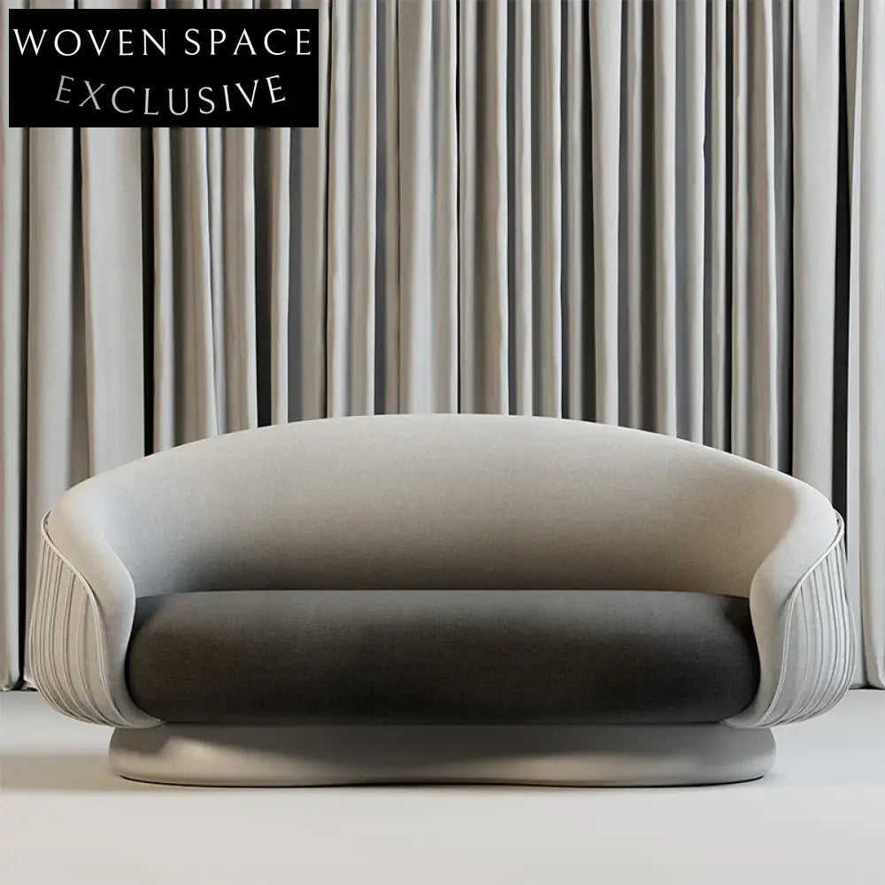 Luxurious Modern Velvet Fabric Sectional Sofa with Storage Ottoman