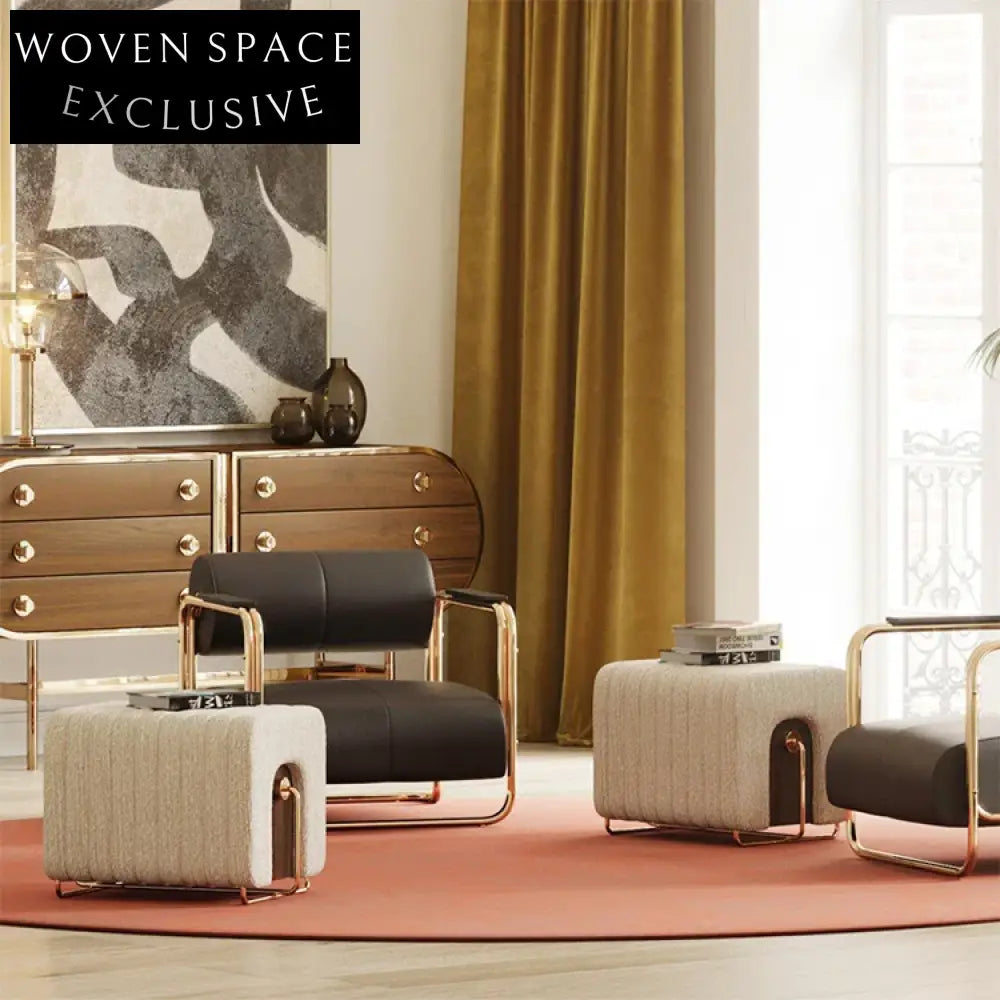 Luxurious Modern Velvet Sponge Toast Design Living Room Bedroom Ottoman Bench