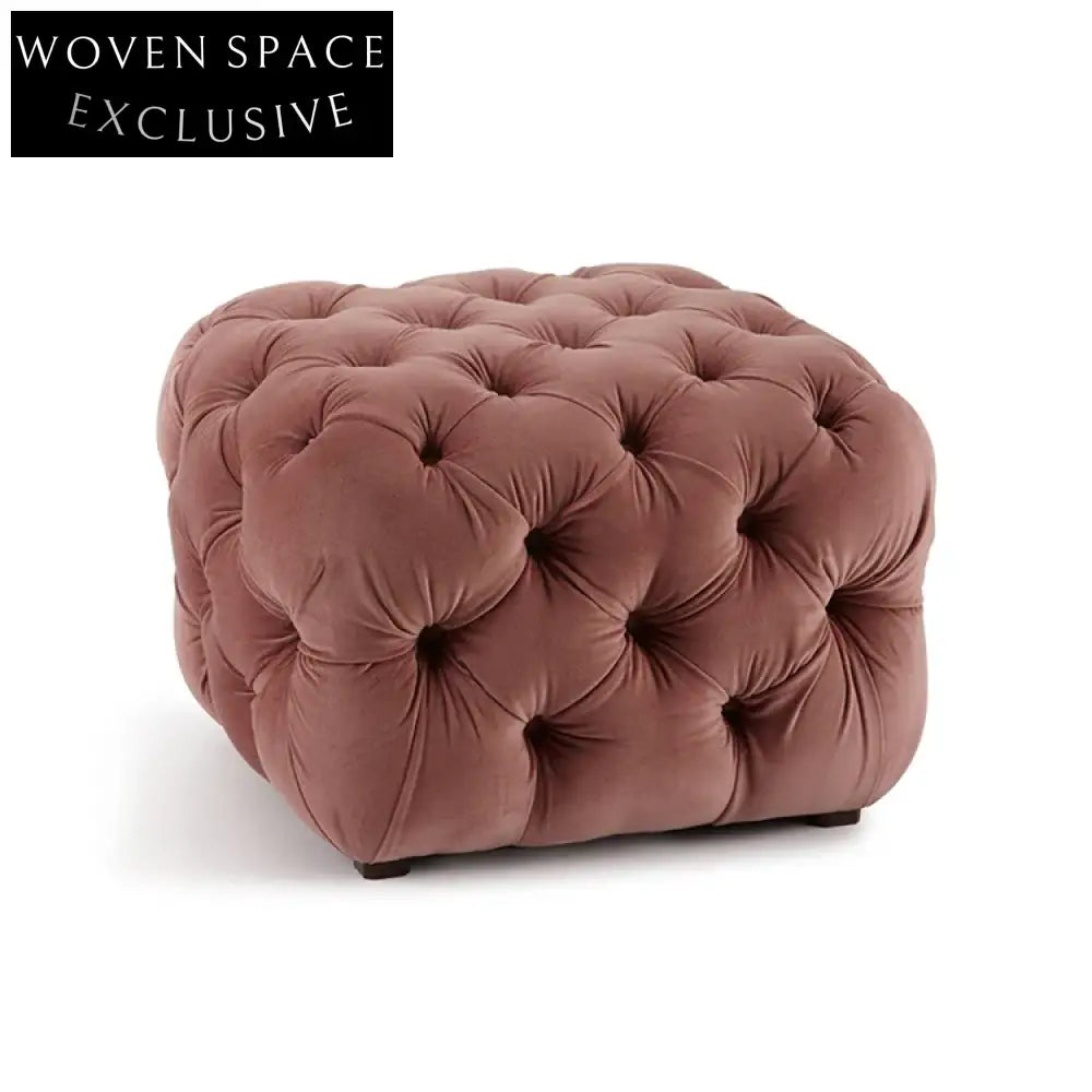 Luxurious Modern Velvet Tufted Storage Ottoman Bench for Bedroom Living Room