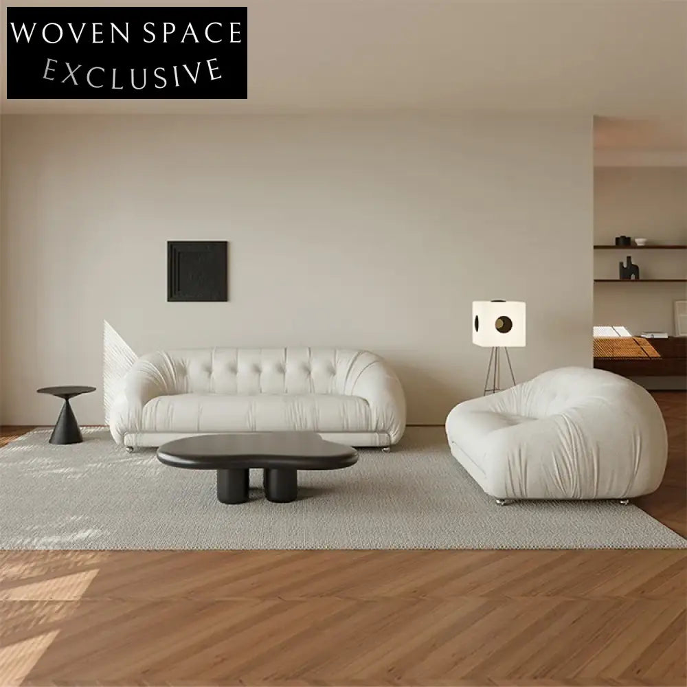 Luxurious Modular Sectional Teddy Boucle Velvet Floor Sofa Couch Living Room
