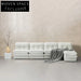 Luxurious Modular Velvet Sectional Sofa Set – L-Shaped, Customizable, Plush Comfort