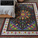 Luxurious Moroccan Tribal Abstract Polyester Durable Floor Rug for Modern Homes
