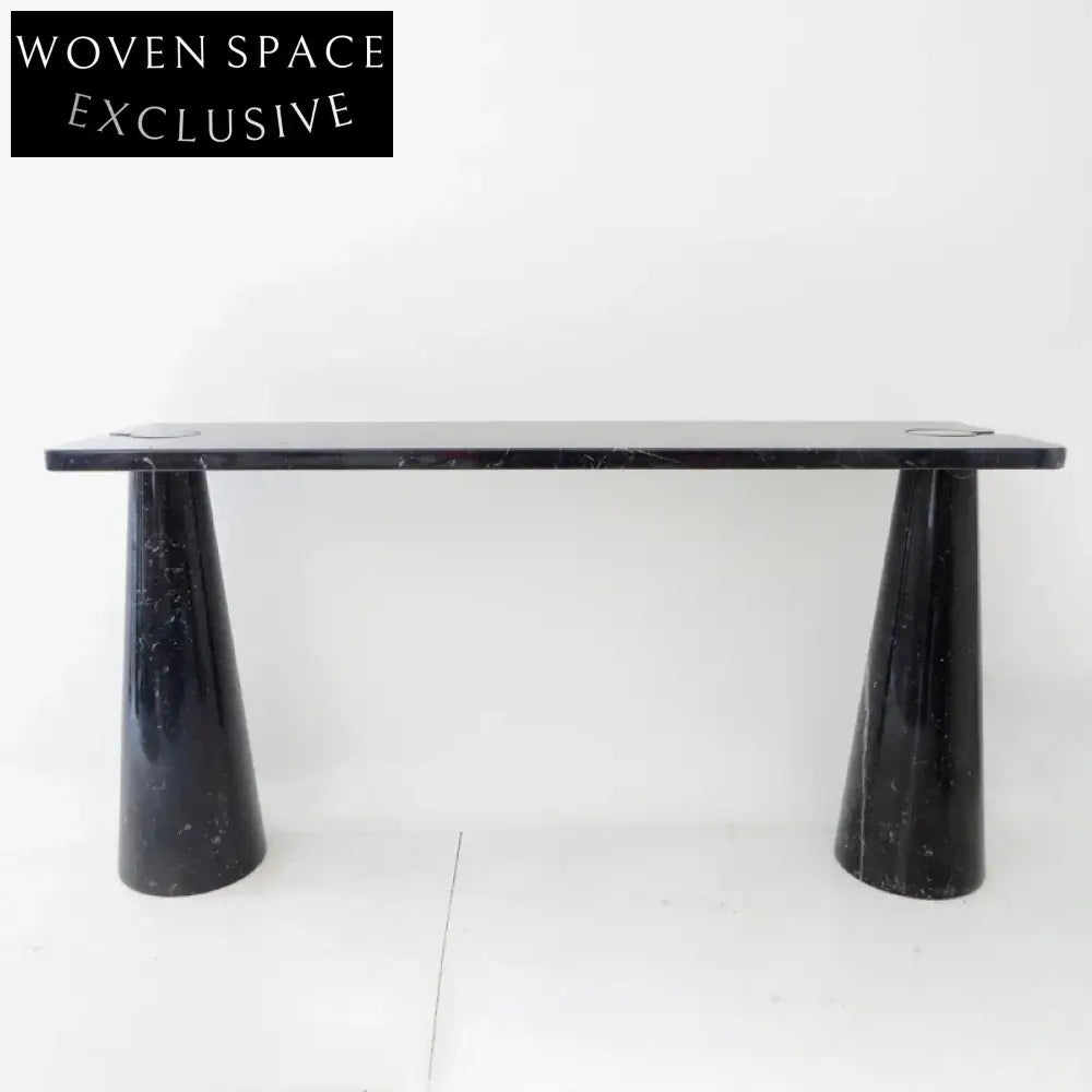 Luxurious Natural Marble Console Table for Entryway Living Room Accent Furniture