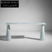 Luxurious Natural Marble Console Table for Entryway Living Room Accent Furniture