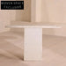 Luxurious Natural Travertine Stone Console Table for Modern Living Room Entryway