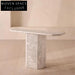 Luxurious Natural Travertine Stone Console Table for Modern Living Room Entryway