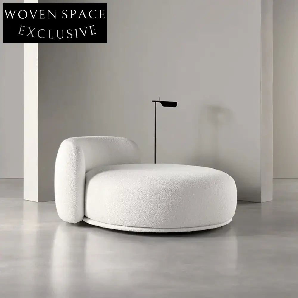 Luxurious Nordic Modern Modular Sectional Sofa with Teddy Fabric Upholstery