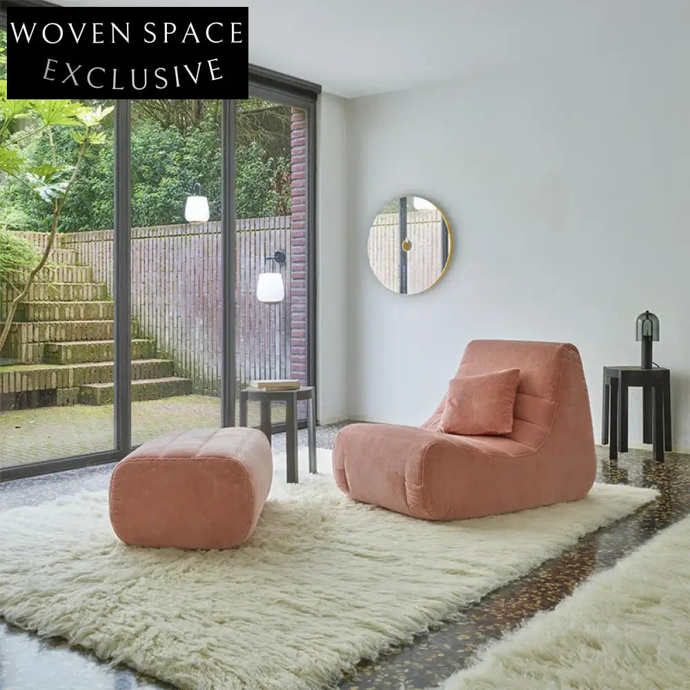 Luxurious Nordic Modular Fabric Sectional Sofa Set with Ottoman