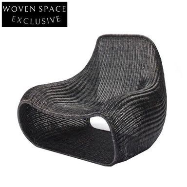 Luxurious Nordic Outdoor Rattan Wicker Lounge Chair for Patio Garden Comfort