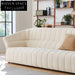 Luxurious Nordic Style Fabric Upholstered Modern Living Room Sofa Set