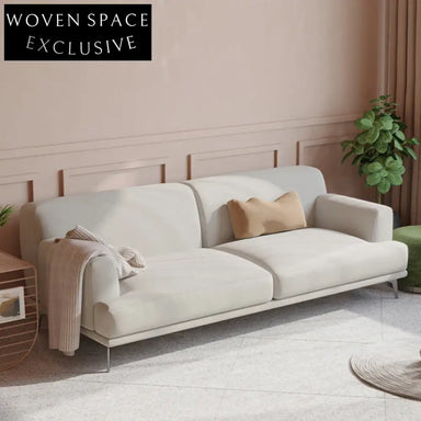 Luxurious Nordic Velvet Corner Sofa for Living Room, Large Rectangle Shape