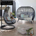 Luxurious Outdoor Rattan Hanging Swing Lounge Chair, Perfect Patio Seating