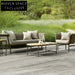 Luxurious Outdoor Rattan Wicker Sofa Set - All-Weather Patio Lounge Furniture