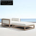 Luxurious Outdoor Teak Wood Modular Sectional Sofa Set with All-Weather Cushions