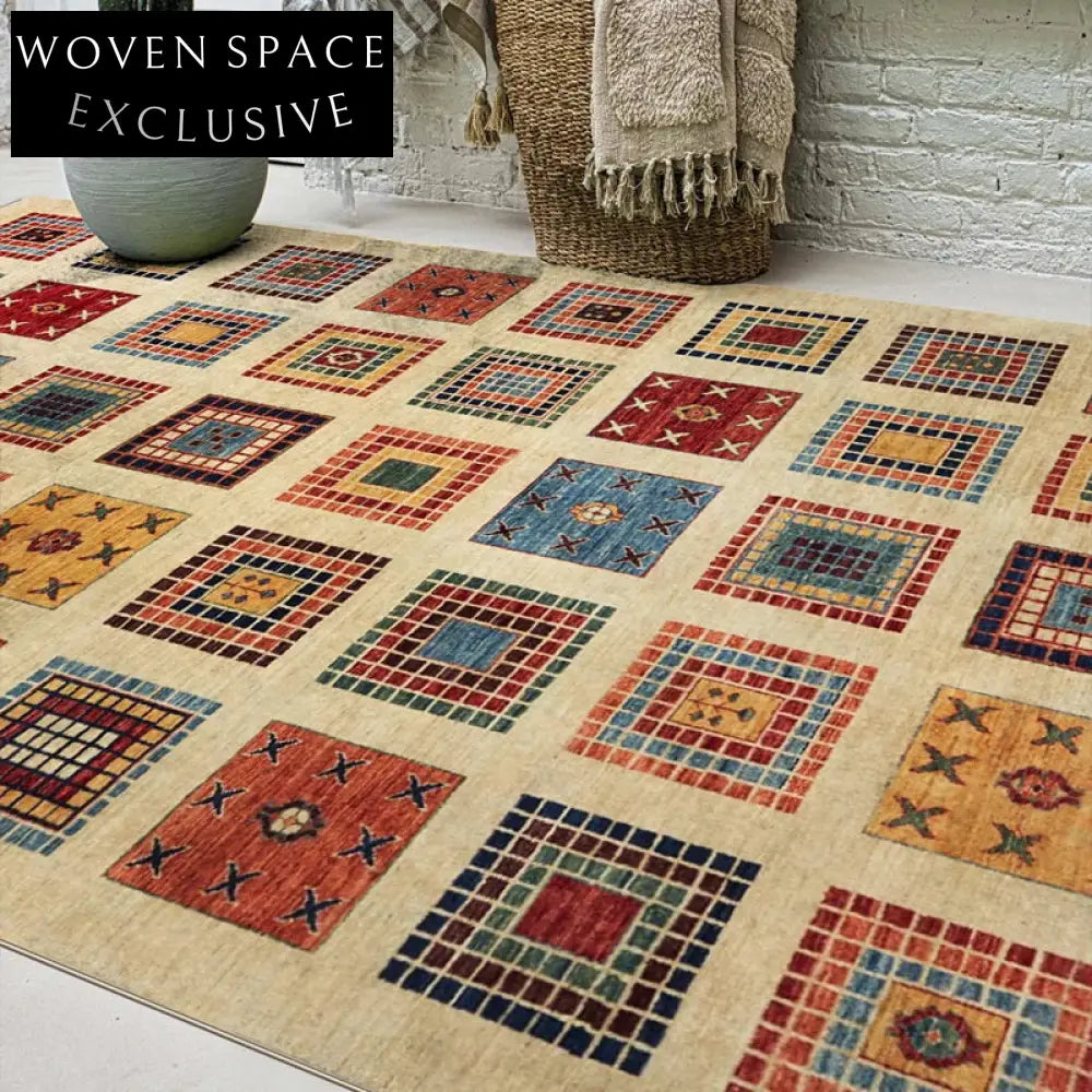 Luxurious Persian Art Retro Bohemian Washable Anti-Slip Home Area Rug