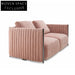Luxurious Pink Velvet Modular Sectional Sofa for Modern Living Room Comfort