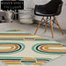 Luxurious Plush Polyester Area Rug: Modern Soft Bedroom & Living Room Carpet