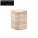 Luxurious Red Travertine Stone Marble Living Room Coffee Table