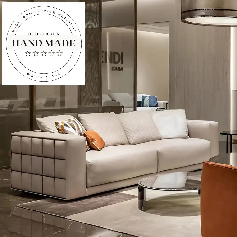 Luxurious Royal Navy Blue Velvet Three Seater Living Room Sofa