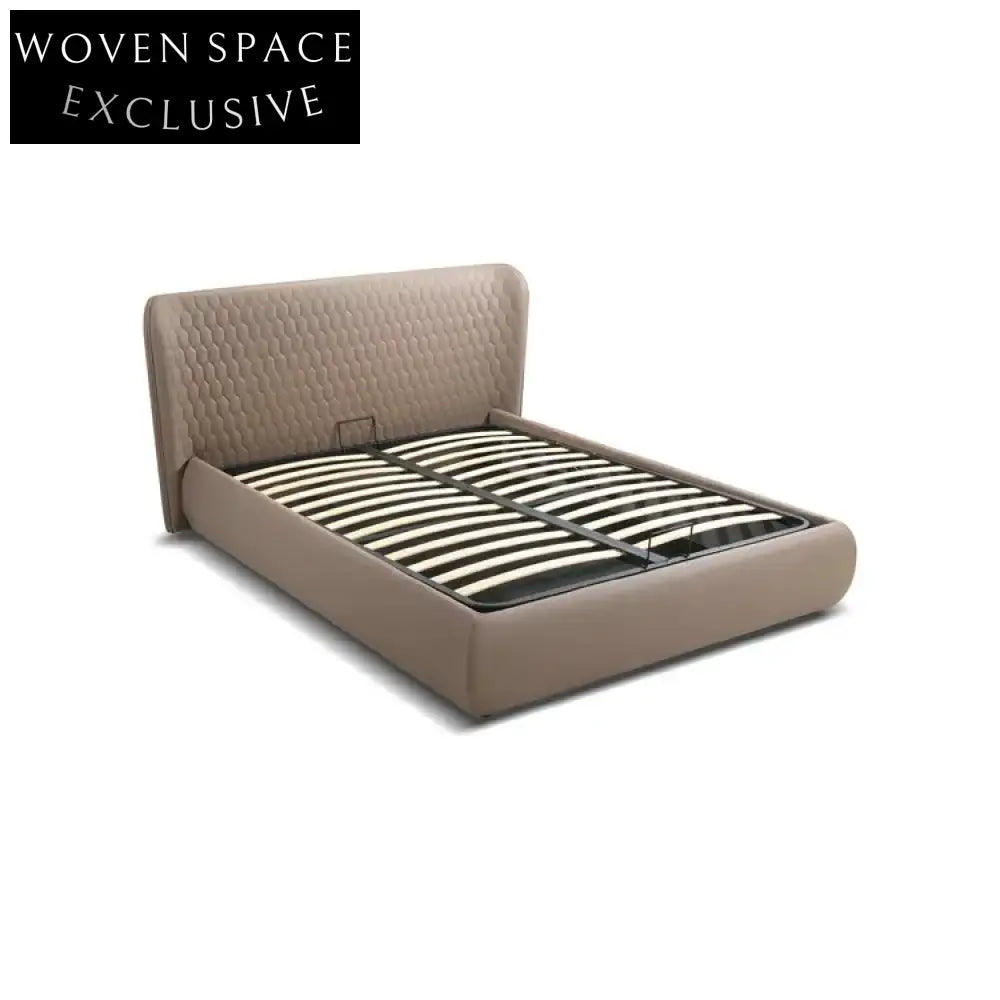 Luxurious Soft Pink Velvet Tufted King Size Storage Platform Bed Frame