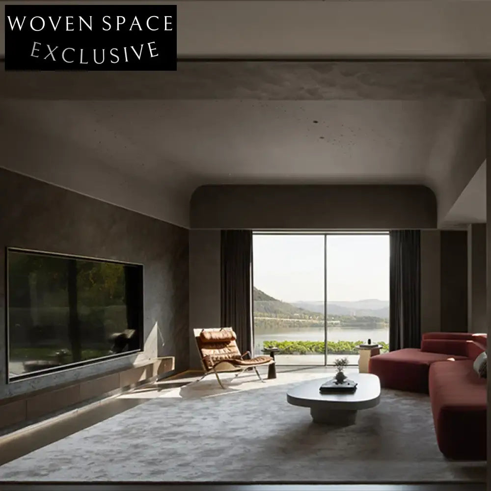 Luxurious Soft Tencel Area Rug: Solid Color, Modern, Durable Living Room Carpet