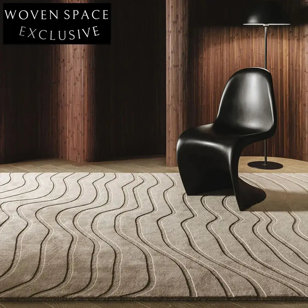 Luxurious Solid Color Plush Area Rug for Living Room, Bedroom Rug