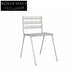 Luxurious Stainless Steel Accent Dining Chair with Hollow High Backrest Design