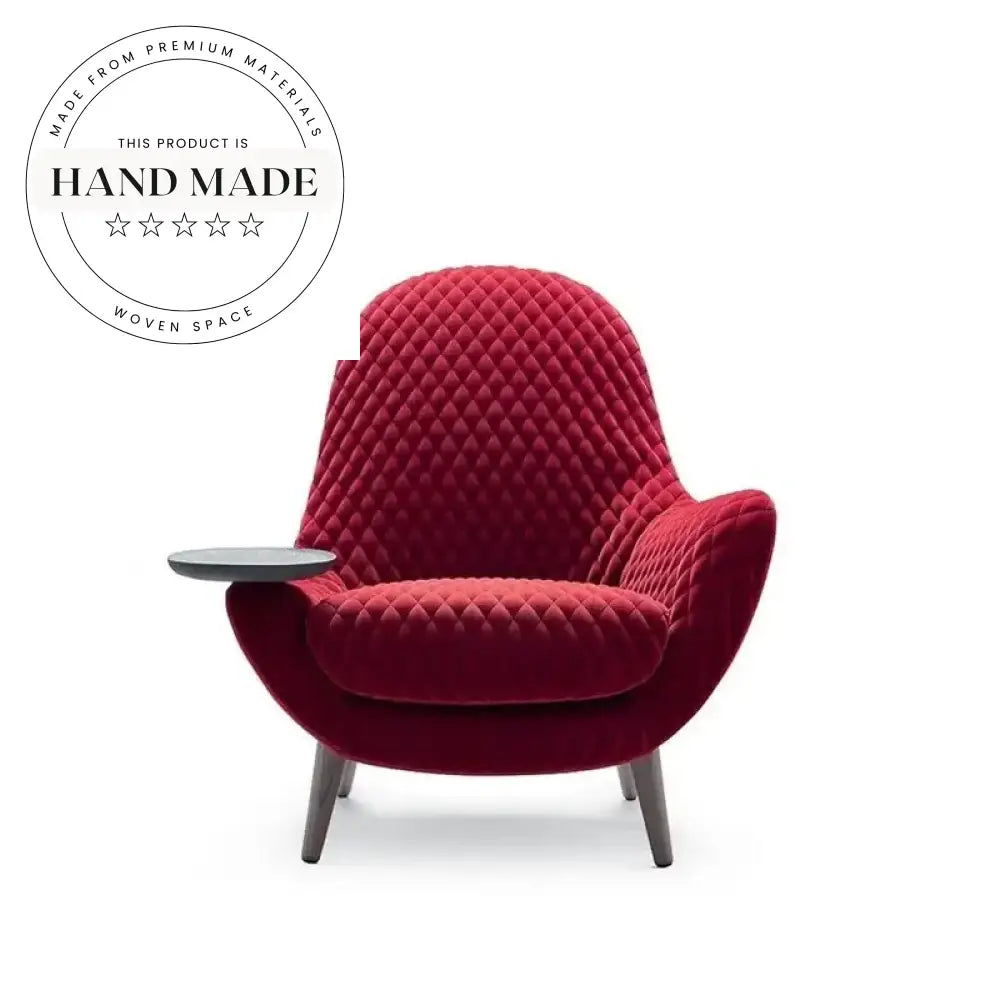 Luxurious Tufted Velvet High Back Leisure Living Room Armchair