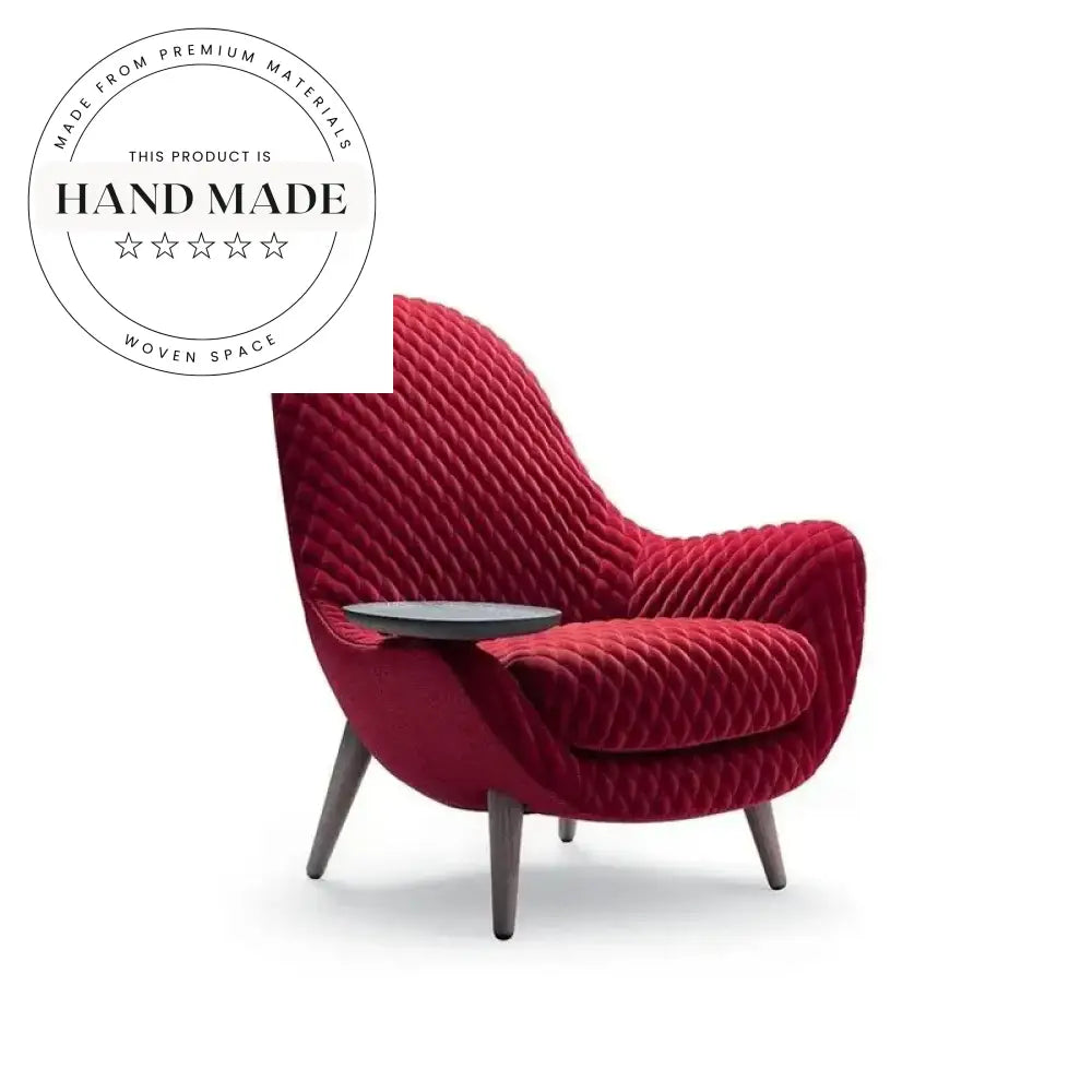 Luxurious Tufted Velvet High Back Leisure Living Room Armchair