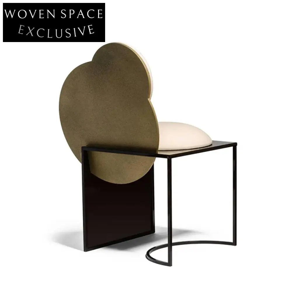 Luxurious Velvet Dining Chair, Gold Metal Frame, Modern Restaurant Leisure Seating