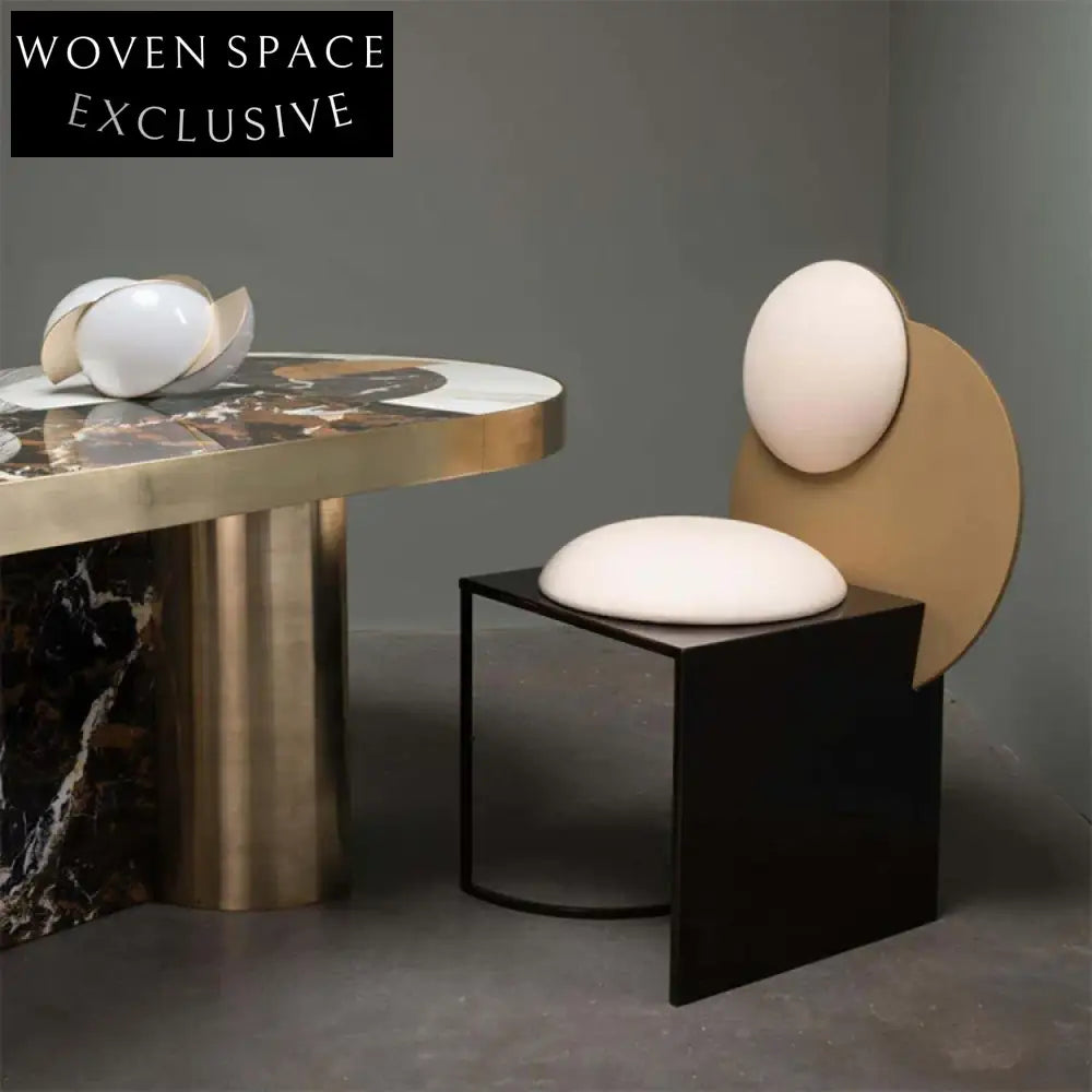 Luxurious Velvet Dining Chair, Gold Metal Frame, Modern Restaurant Leisure Seating